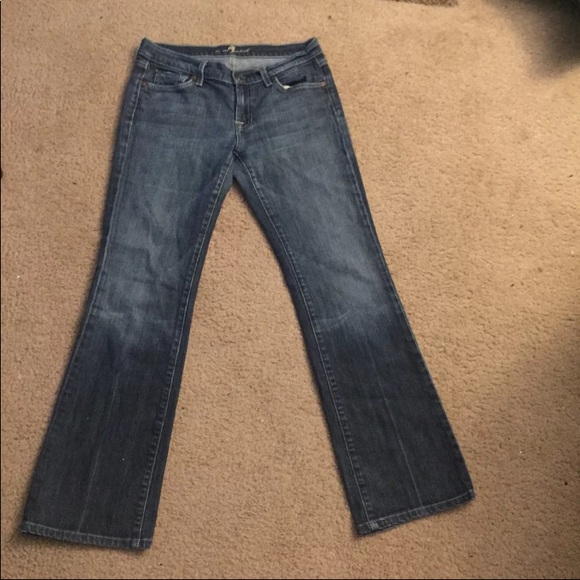 🆕7 for all mankind Bootcut jeans 29 - Picture 2 of 4
